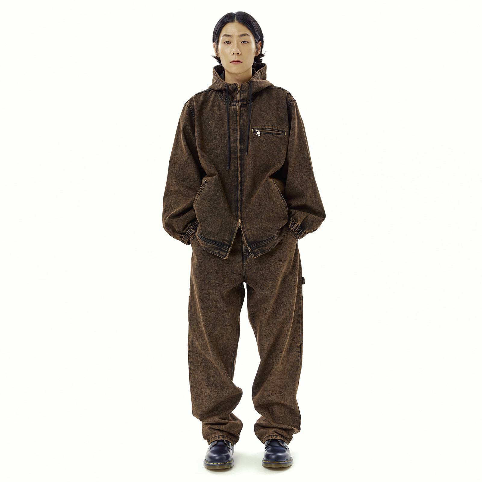 WKNDRS 22FW W DENIM HOODIE ZIPUP