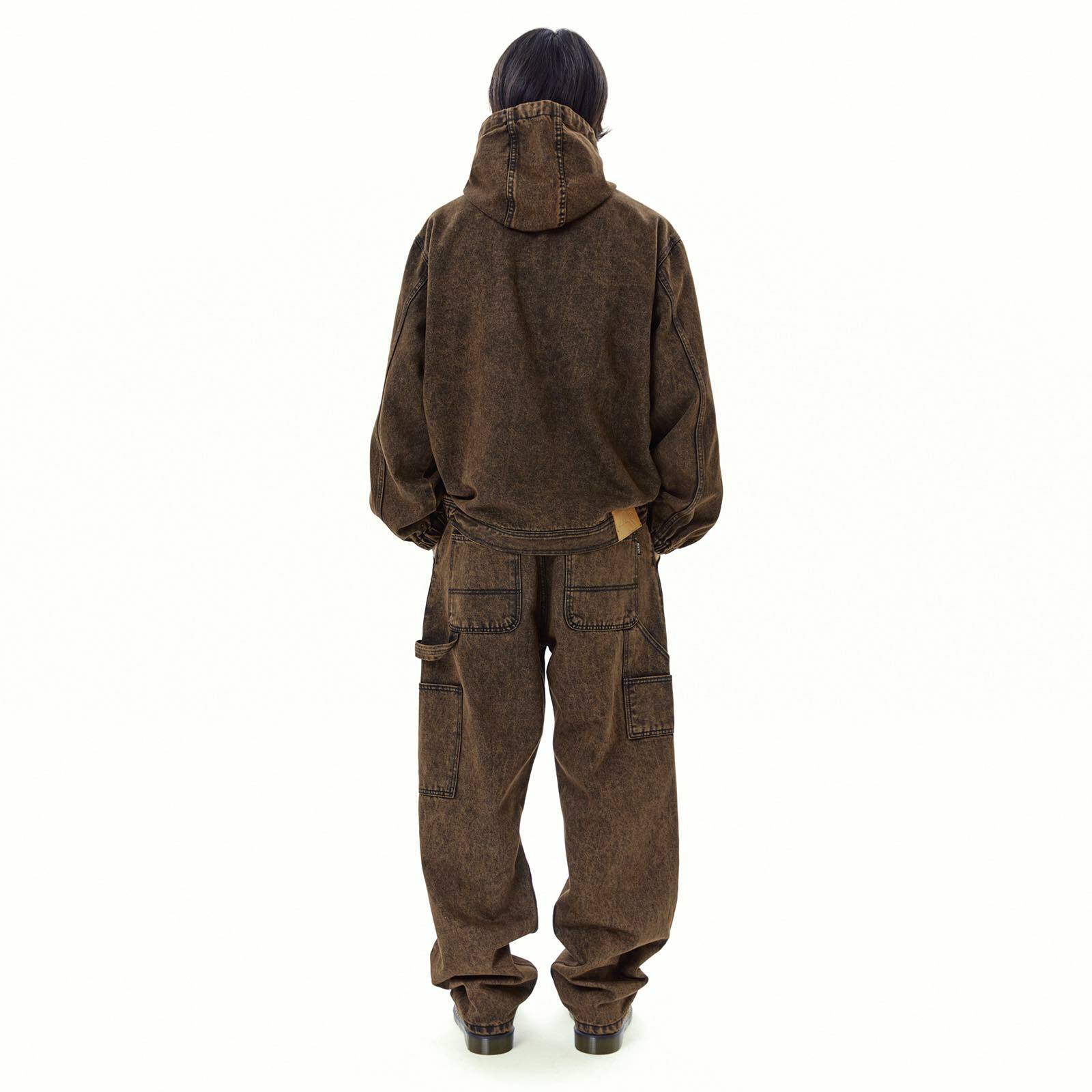 ★22-23FW新作★WKNDRS★W DENIM HOODIE ZIPUP ☆22-23FW新作☆WKNDRS☆W DENIM HOODIE ZIPUP (WKNDRS/パーカー