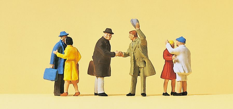 Preiser 14028 HO規 Arriving Passengers 旅客