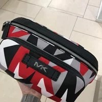 [S] MICHAEL KORS 37S2LCOY9R COOPER UTILITY BELT BAG, CRIMSON, 196163116709 (SMK173)