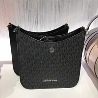 [S] MICHAEL KORS 35S1G7BM1L BRILEY SM MESSENGER LEATHER XBODY, BLACK, 194900287231 (SMK174)