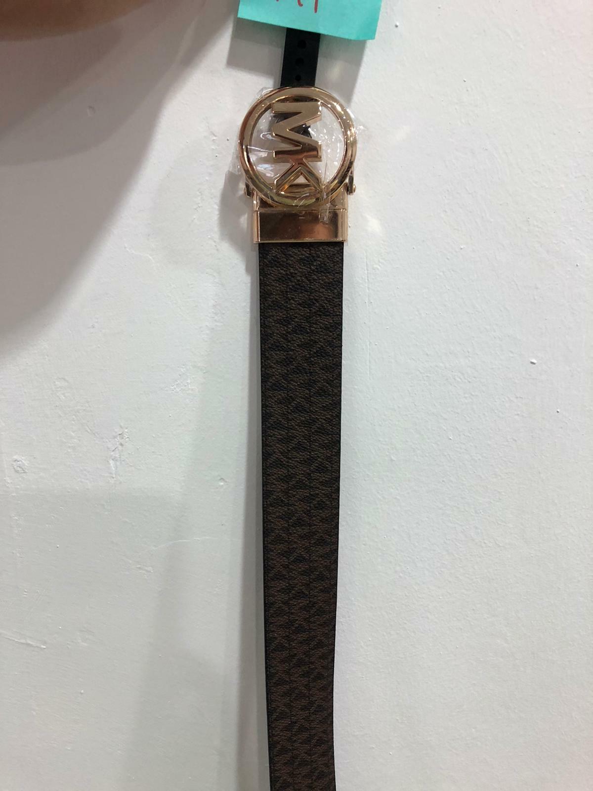 [S] MICHAEL KORS 558385 TWIST REVERSIBLE BEL, BROWN, 558385 (SMK44)