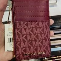 [S] MICHAEL KORS 35F2GTVD28 JET SET TRAVEL MD TZ CARD CASE, MULBERRY MULTI, 196163431246 (SMK188)