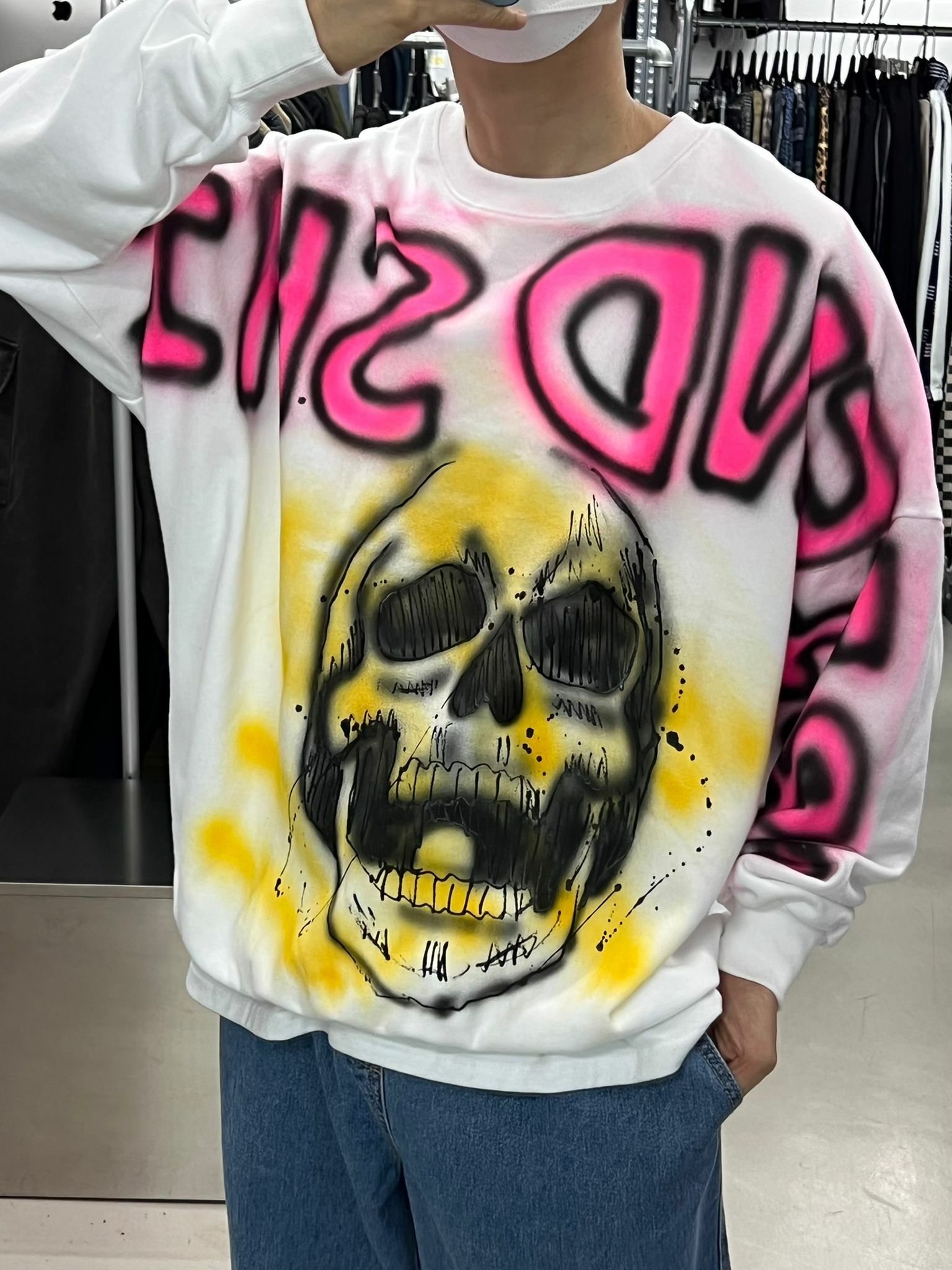 塗鴉圖案衛衣 T4173