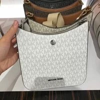 [S] MICHAEL KORS 35S1S7BM1B BRILEY SM MESSENGER XBODY, BRIGHT WHITE, 194900294338 (SMK193)