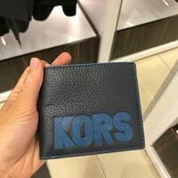 [S] MICHAEL KORS 36H1LCOF1X COOPER BILLFOLD, BLUE, 194391925797 (SMK194)