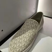 [S] MICHAEL KORS TEDDI SLIP ON MK SG SM, VAN/CREAM, 49FOTDFP3B-VAN/CREAM (SMK207)