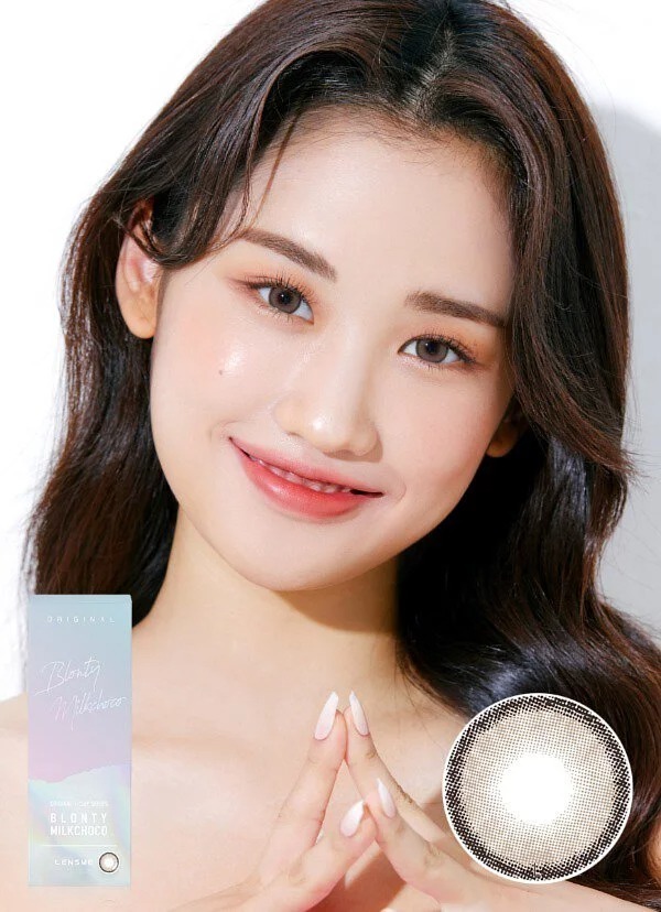 [預訂][日拋] Lensme Original 1 Day Series Blonty Milkchoco 每日拋棄彩妝隱形眼鏡｜每盒10片