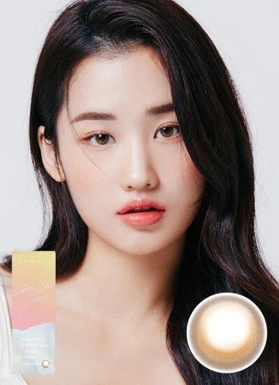 [預訂][日拋] Lensme Original 1 Day Series Lil Moon Skin Brown 每日拋棄彩妝隱形眼鏡｜每盒10片