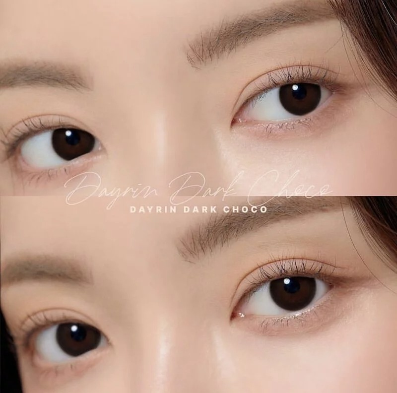 [預訂][月拋] LENSME Dayrin Dark Choco 每月拋棄彩妝隱形眼鏡