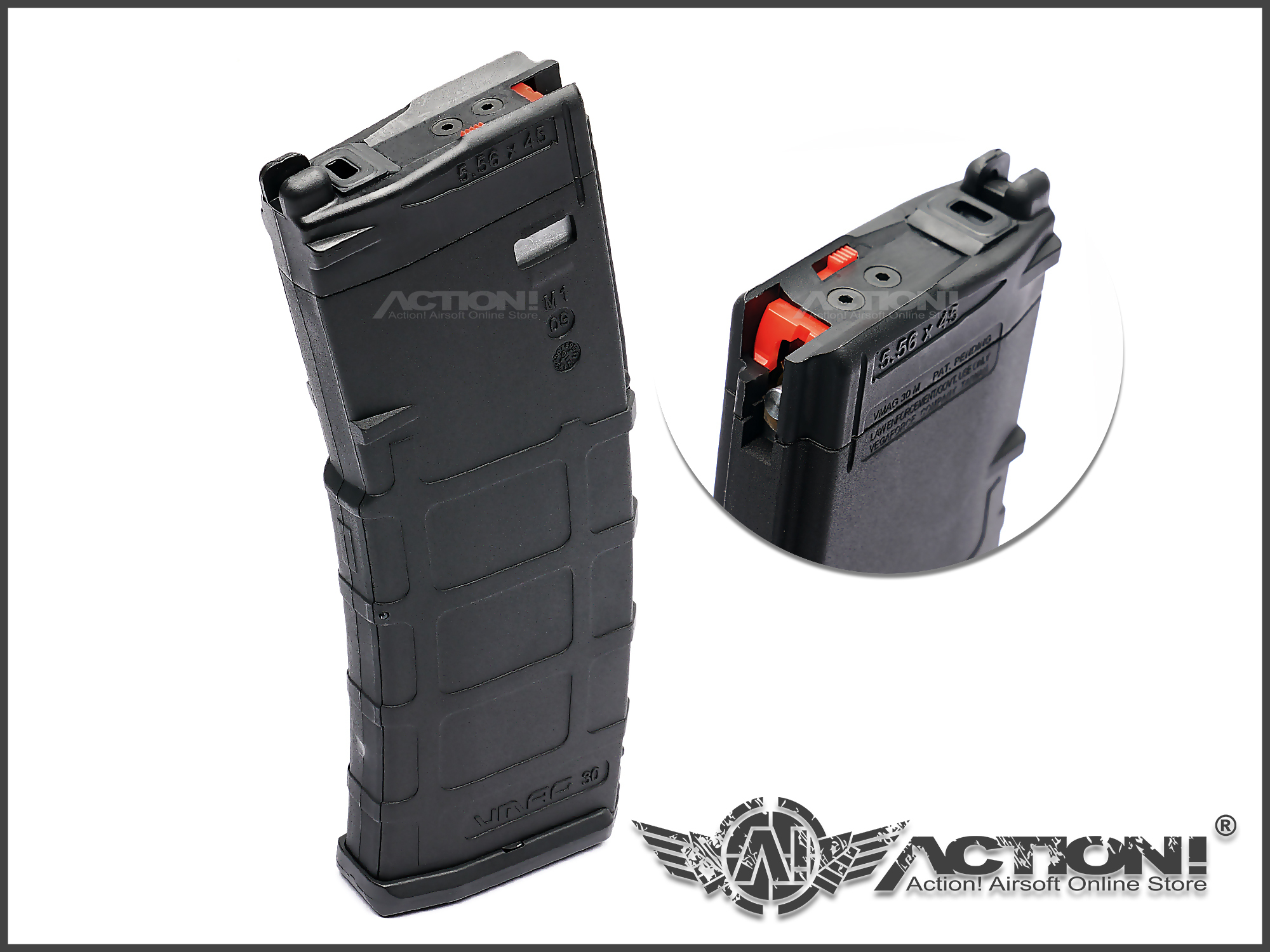 VFC - VMAG V3 30rds Lightweight Gas Magazine for M4 /HK