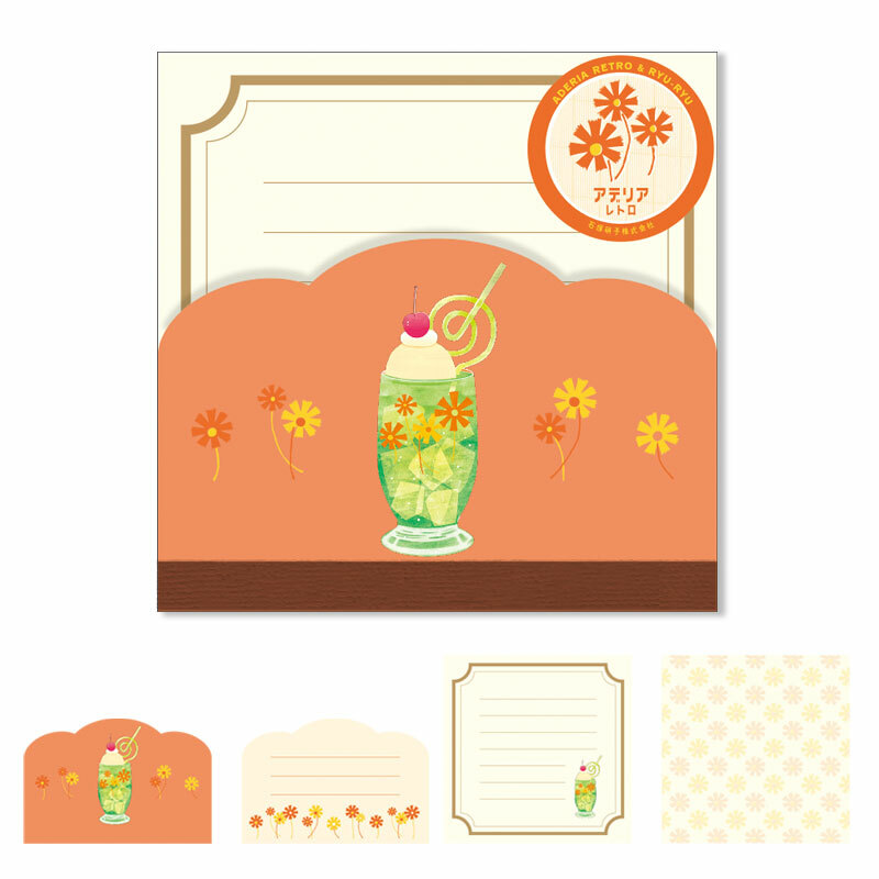 Aderia Retro x Ryu-Ryu Memo Pad－Alice (Japanese Stationery Brand)