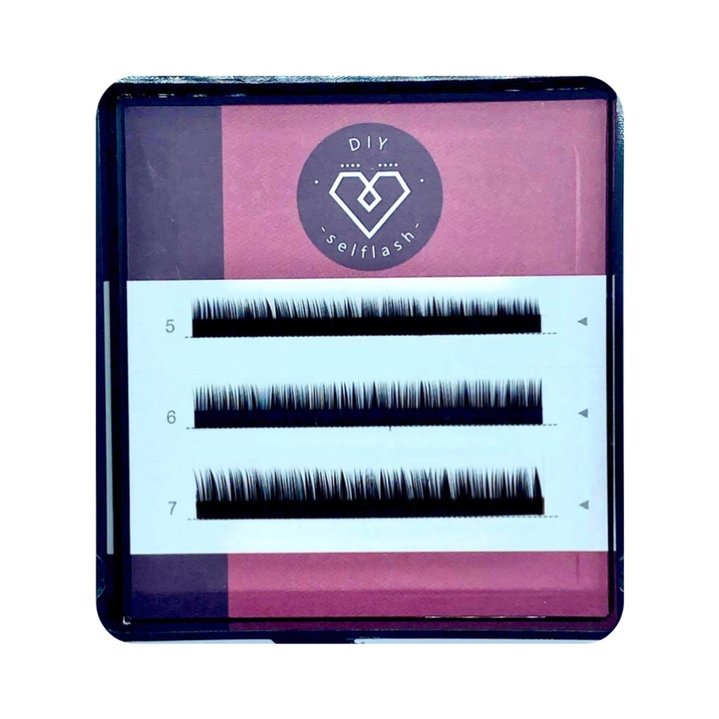 單根下眼睫毛5/6/7mm混合長度
