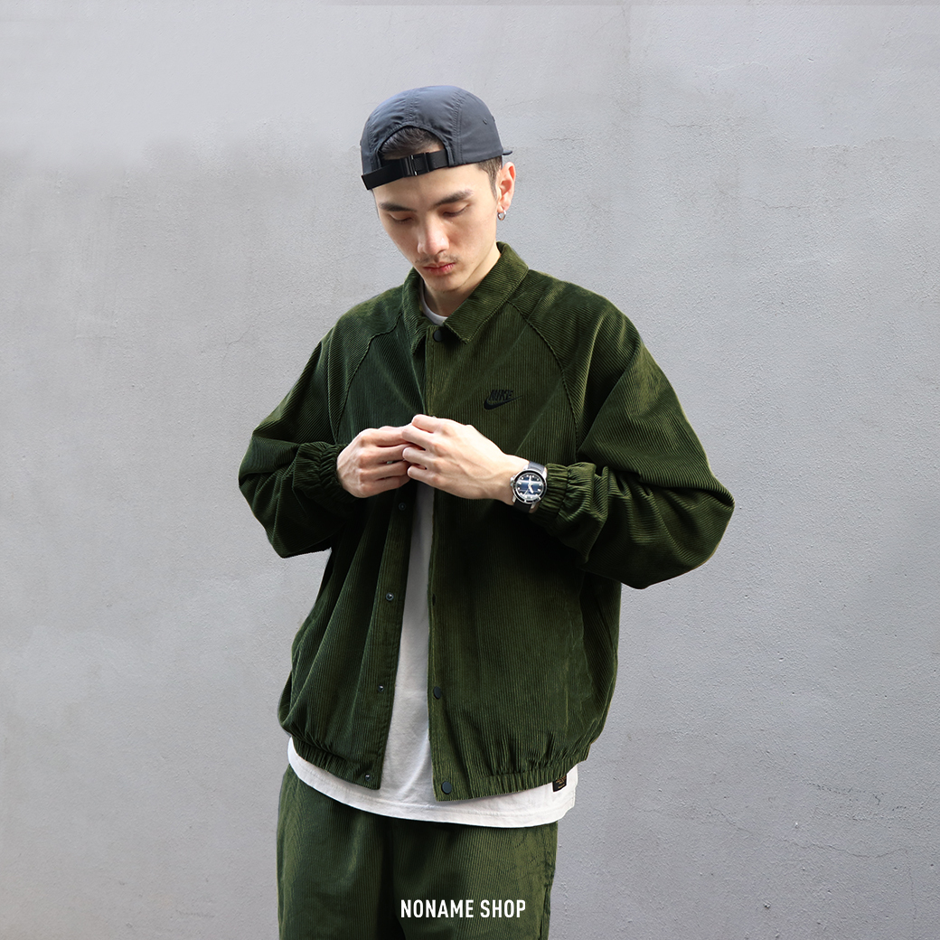 NIKE NSW Lifestyle Coach JACKET 復古 燈芯絨 棒球外套 三色 (男款)