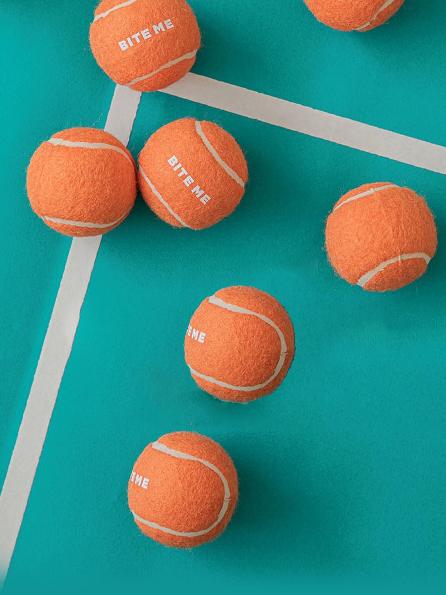 【韓國 BiteMe】彈彈網球｜發聲造型玩具｜3顆入