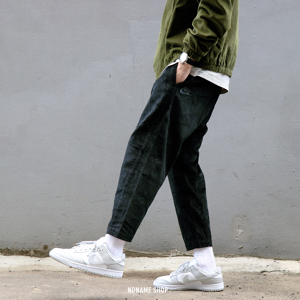 NIKE NSW 復古 燈芯絨 九分褲 錐形褲 長褲 三色 (男款)