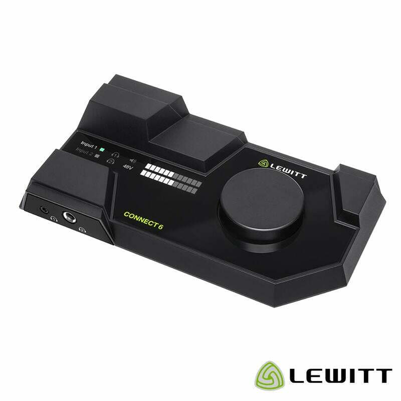 Lewitt CONNECT 6 USB-C 錄音介面 零延遲DSP 電腦/手機適用