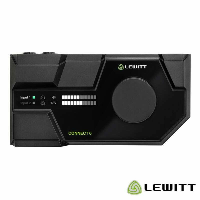 Lewitt CONNECT 6 USB-C 錄音介面 零延遲DSP 電腦/手機適用