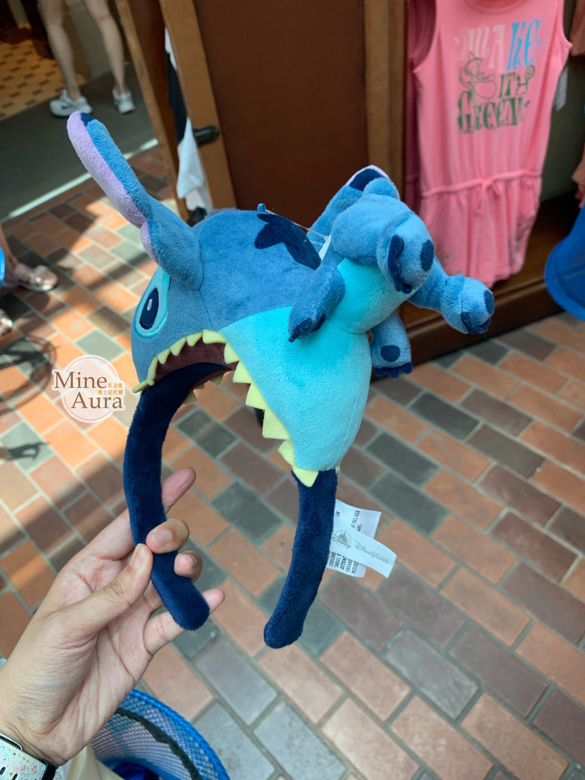 史迪奇 Stitch 咬咬 造型 髮圈 髮箍 星際寶貝 Lilo & Stitch -香港迪士尼樂園