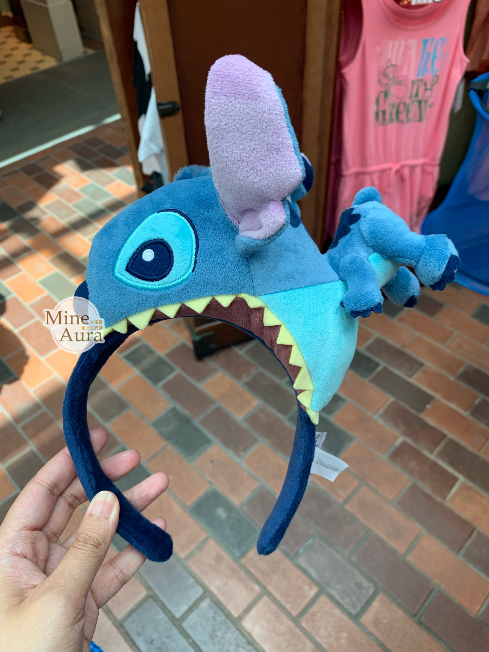 史迪奇 Stitch 咬咬 造型 髮圈 髮箍 星際寶貝 Lilo & Stitch -香港迪士尼樂園