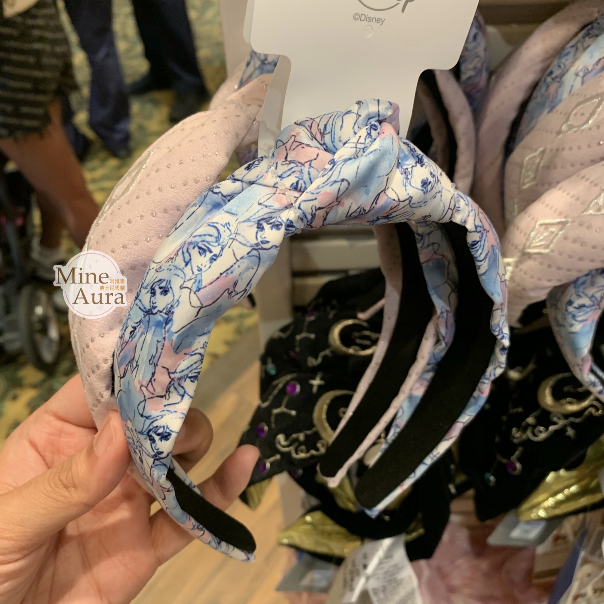 冰雪奇緣 Frozen 圖案造型 髮圈 2入組 髮箍 -香港迪士尼樂園