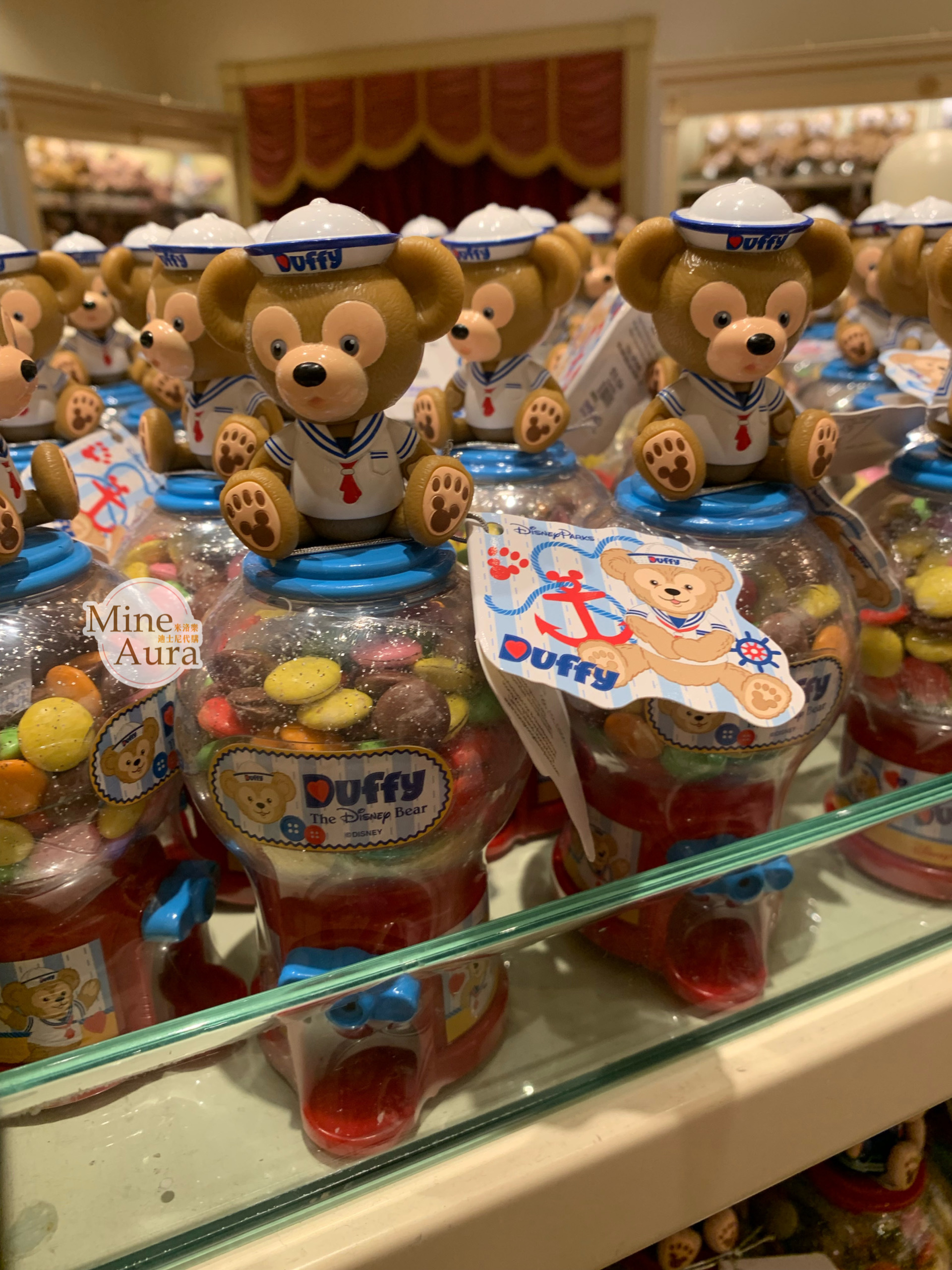 達菲 Duffy 扭蛋機造型 糖果盒 -香港迪士尼樂園