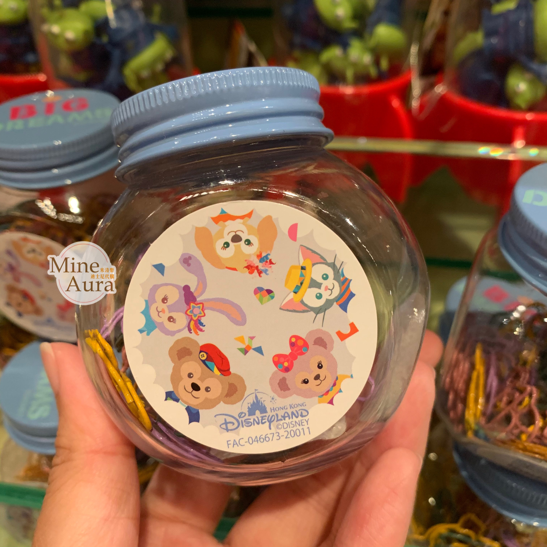 (現貨) 達菲 Duffy 大頭 造型 迴紋針組 D&F達菲系列 -香港迪士尼樂園