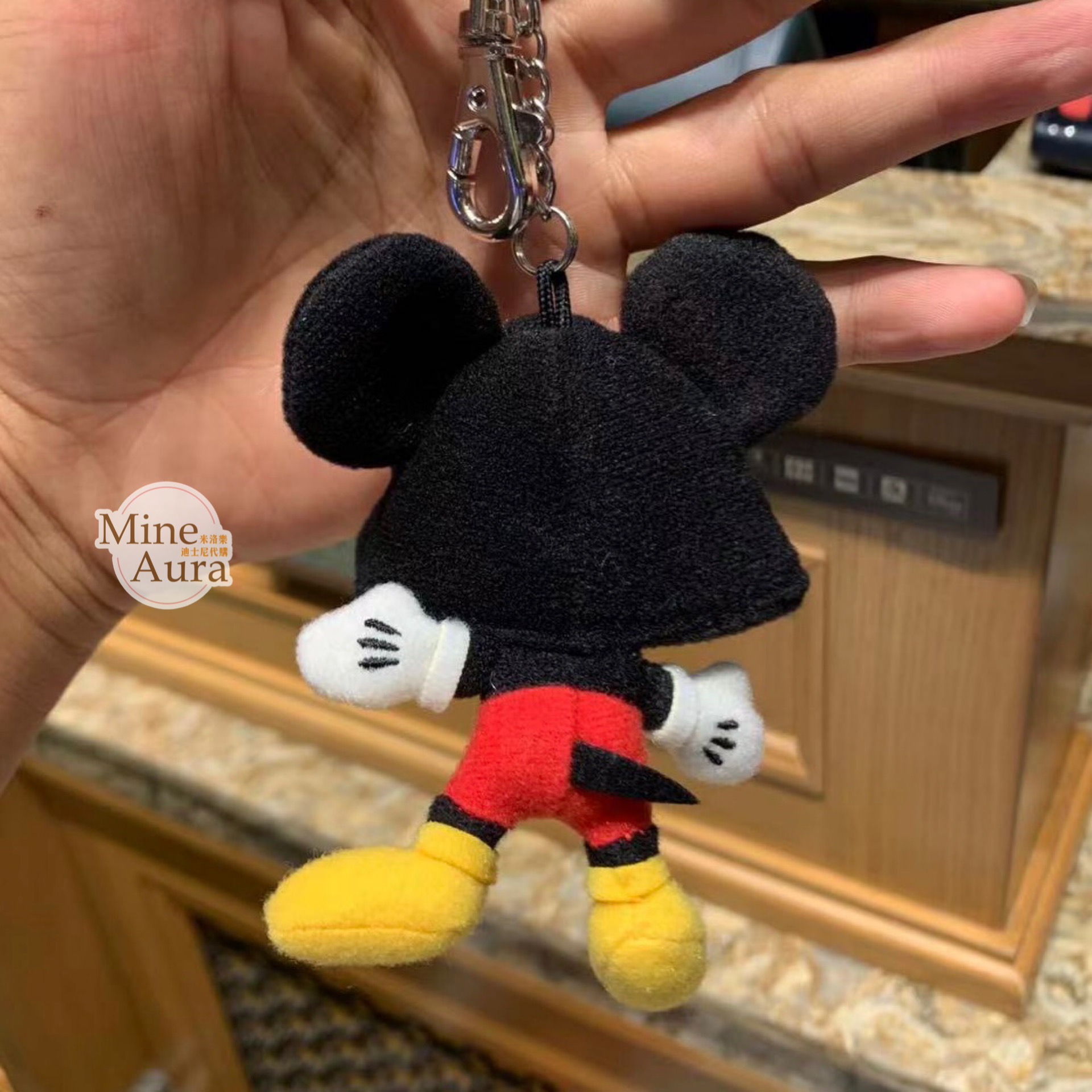 米奇 Mickey 頭套造型 鑰匙圈 吊飾 -上海迪士尼樂園