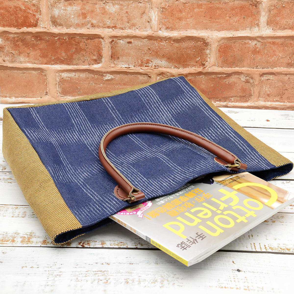 販售原尺寸【紙型】(丹寧風托特包)