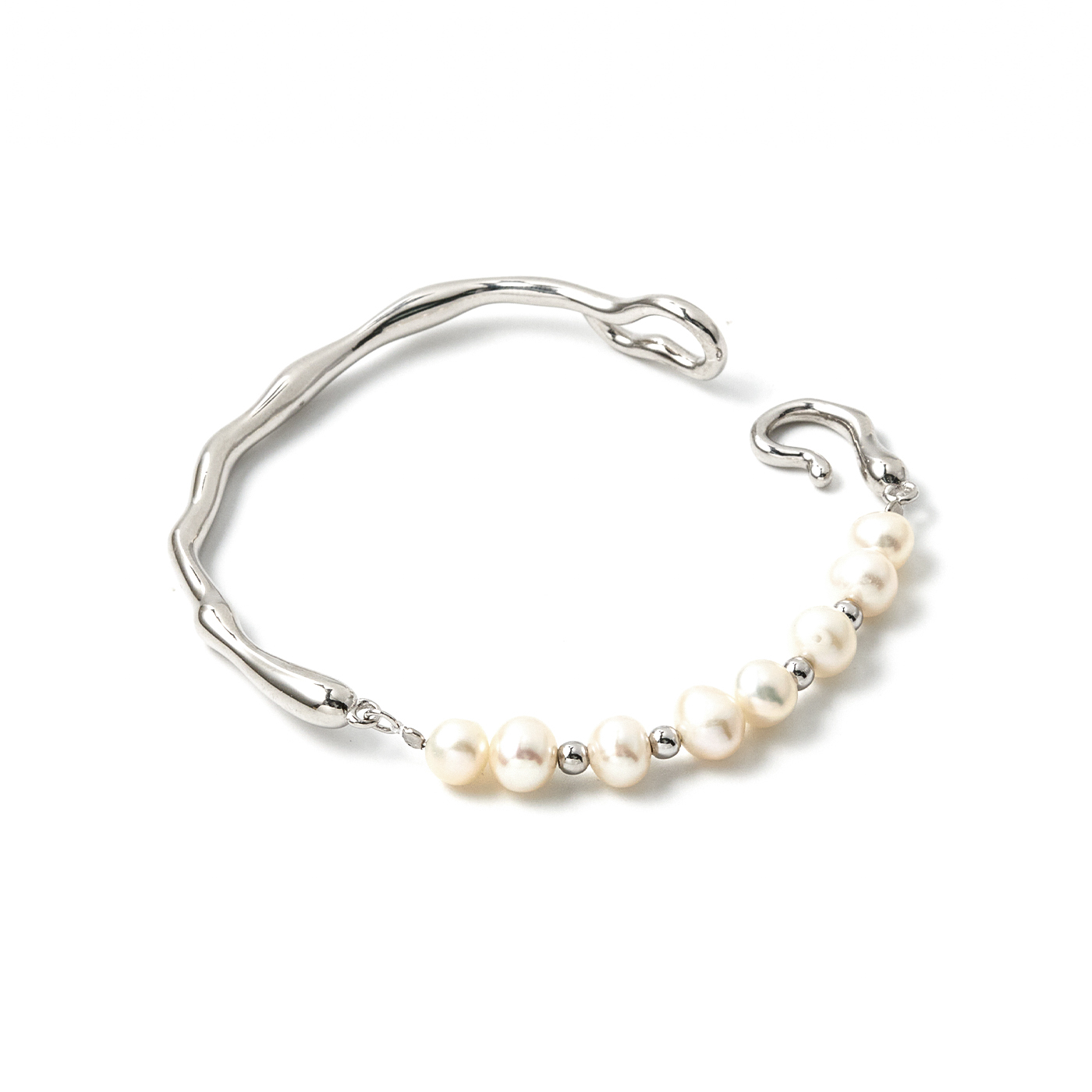 純銀,珍珠,手鍊