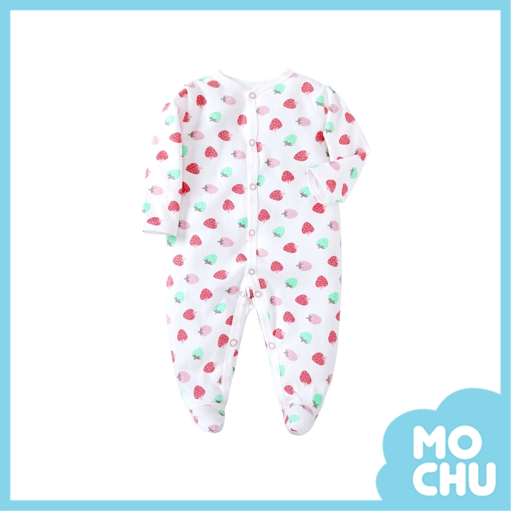 草莓多多長袖連身衣(包腳款)