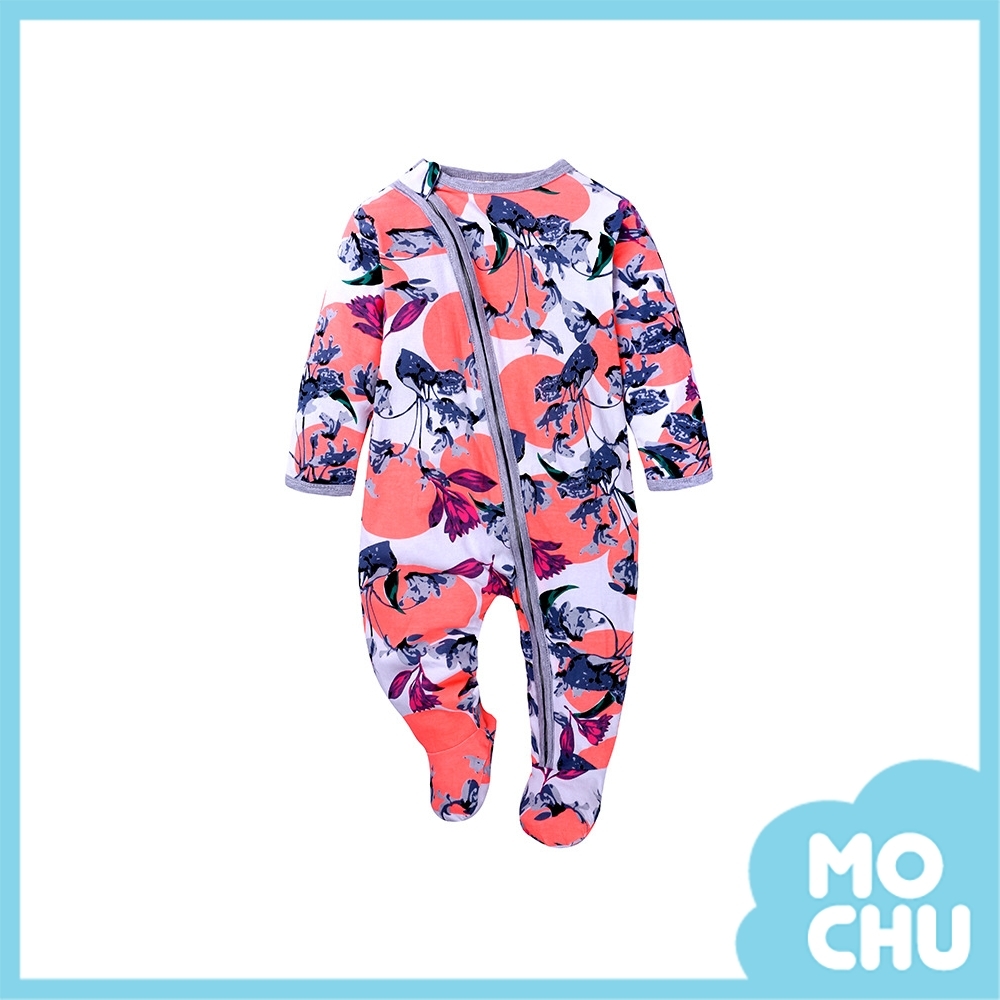 水墨花長袖連身衣(包腳款)