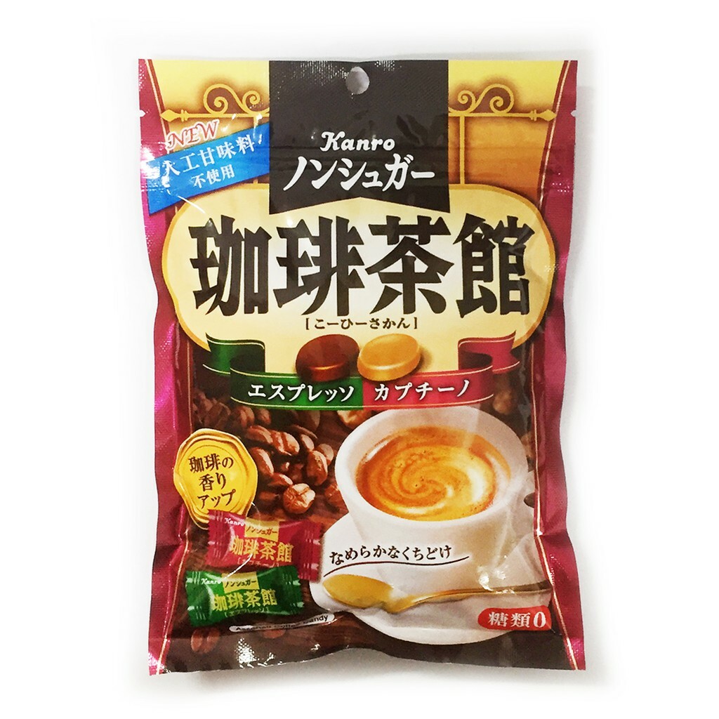 日本Kanro 勁香濃 *無糖* 健康硬糖：咖啡