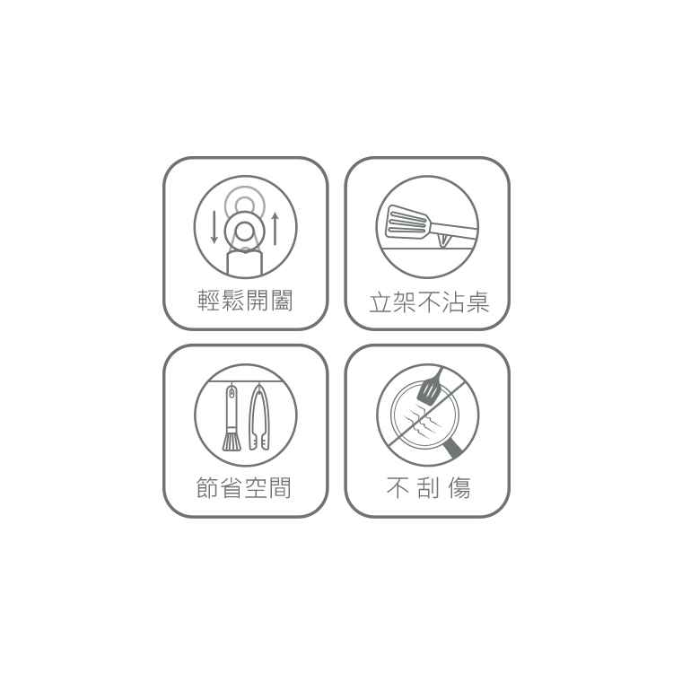 HKA800 Chef醬刷&食物夾2件組