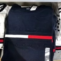 [S] TOMMY HILFIGER REGULAR SHORT SLEEVE LOGO T-SHIRT,NAVY, 7849807-475 (STH47)