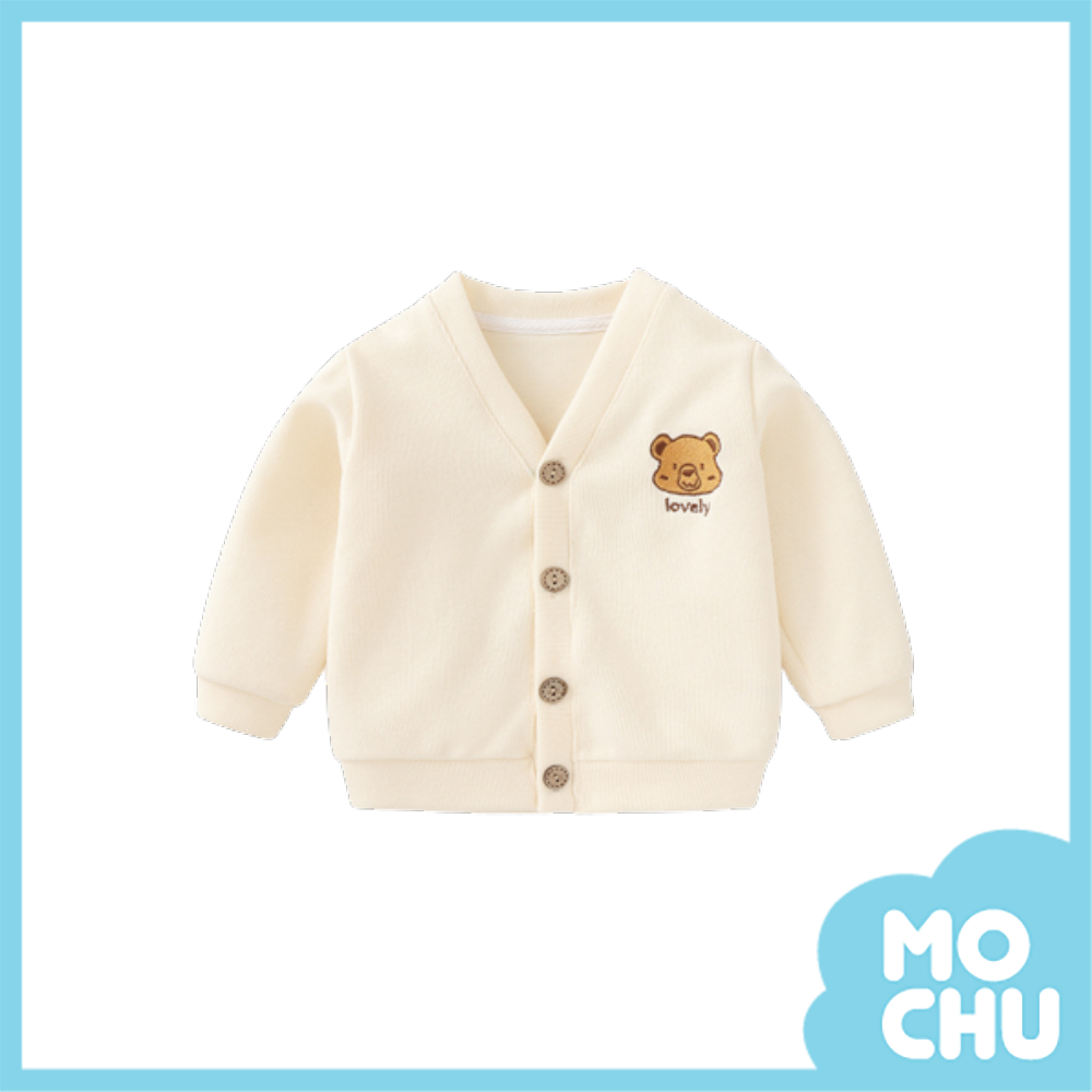 lovely小熊針織開衫外套