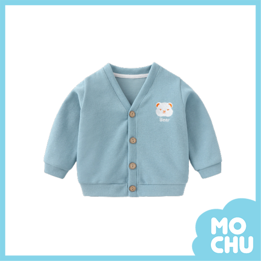 可愛小熊針織開衫外套