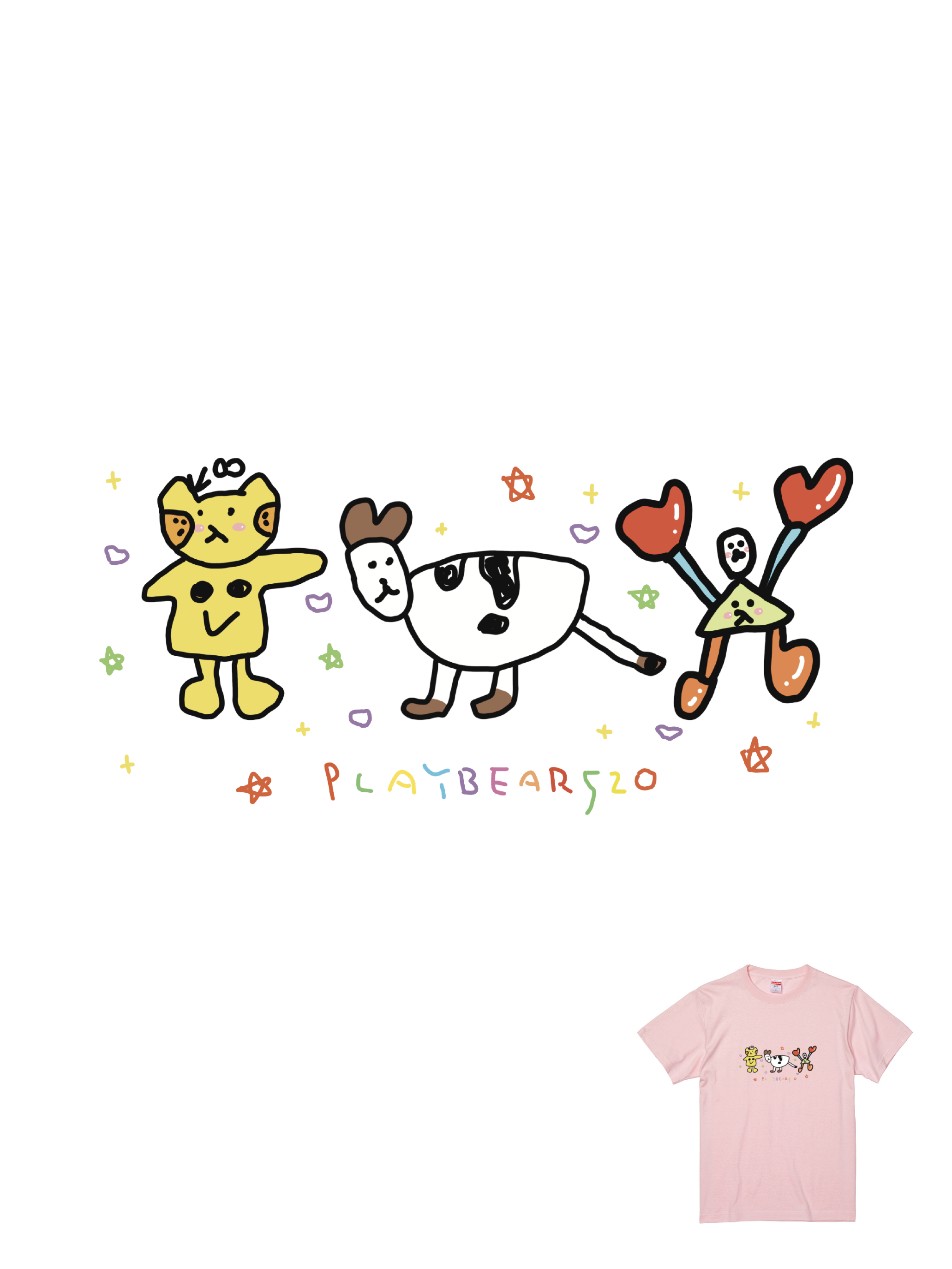 渣男熊宇宙觀聯名T｜104330107