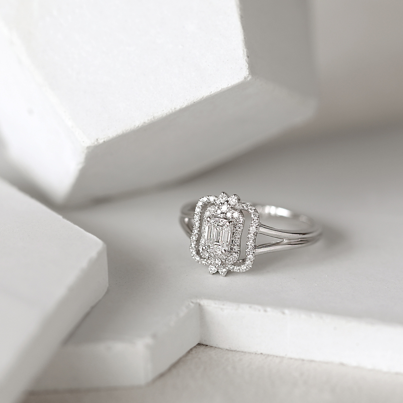 時光迴音 － GIA50分鑽石戒指