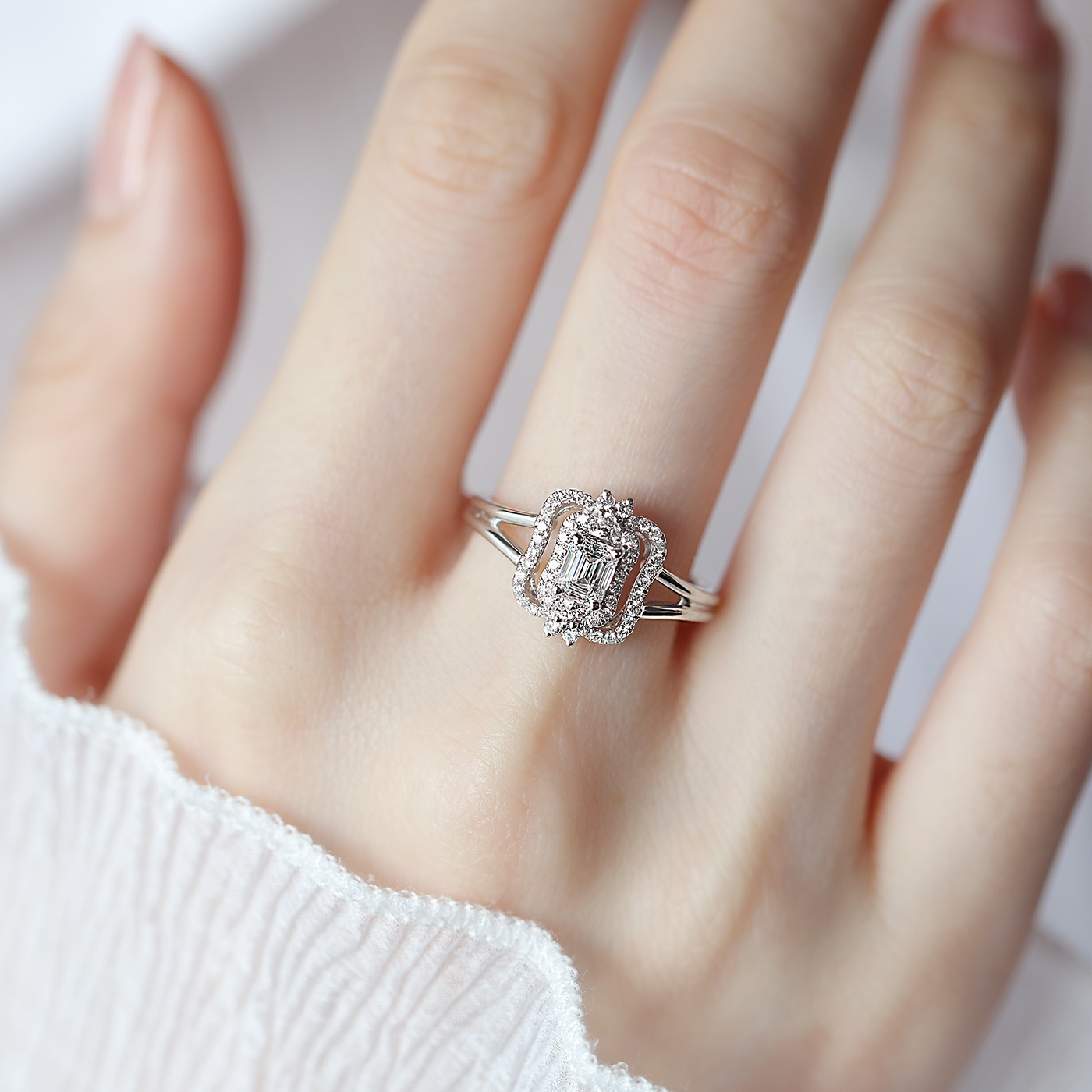 時光迴音 － GIA50分鑽石戒指