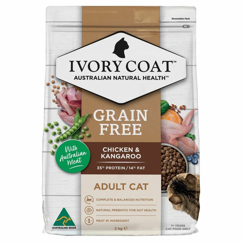 Ivory Coat - 袋鼠肉雞肉成貓配方 2KG / 4KG [貓用]