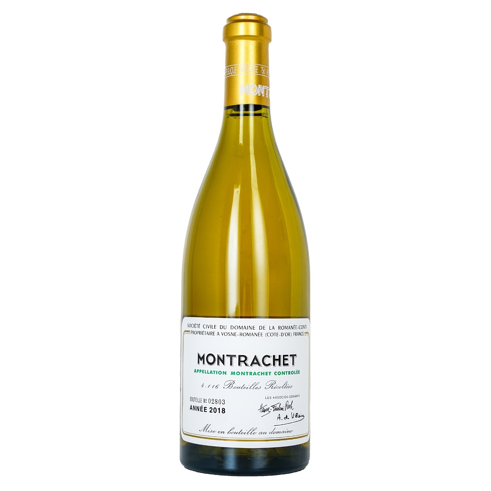 Domaine de la Romanee-Conti Montrachet Grand Cru 2018