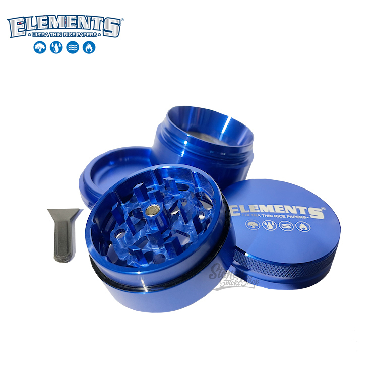 🇪🇸 Elements - 4 Pieces Grinder研磨器（Blue）