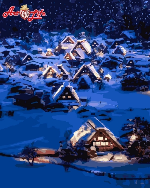 【DT210】雪夜合掌村