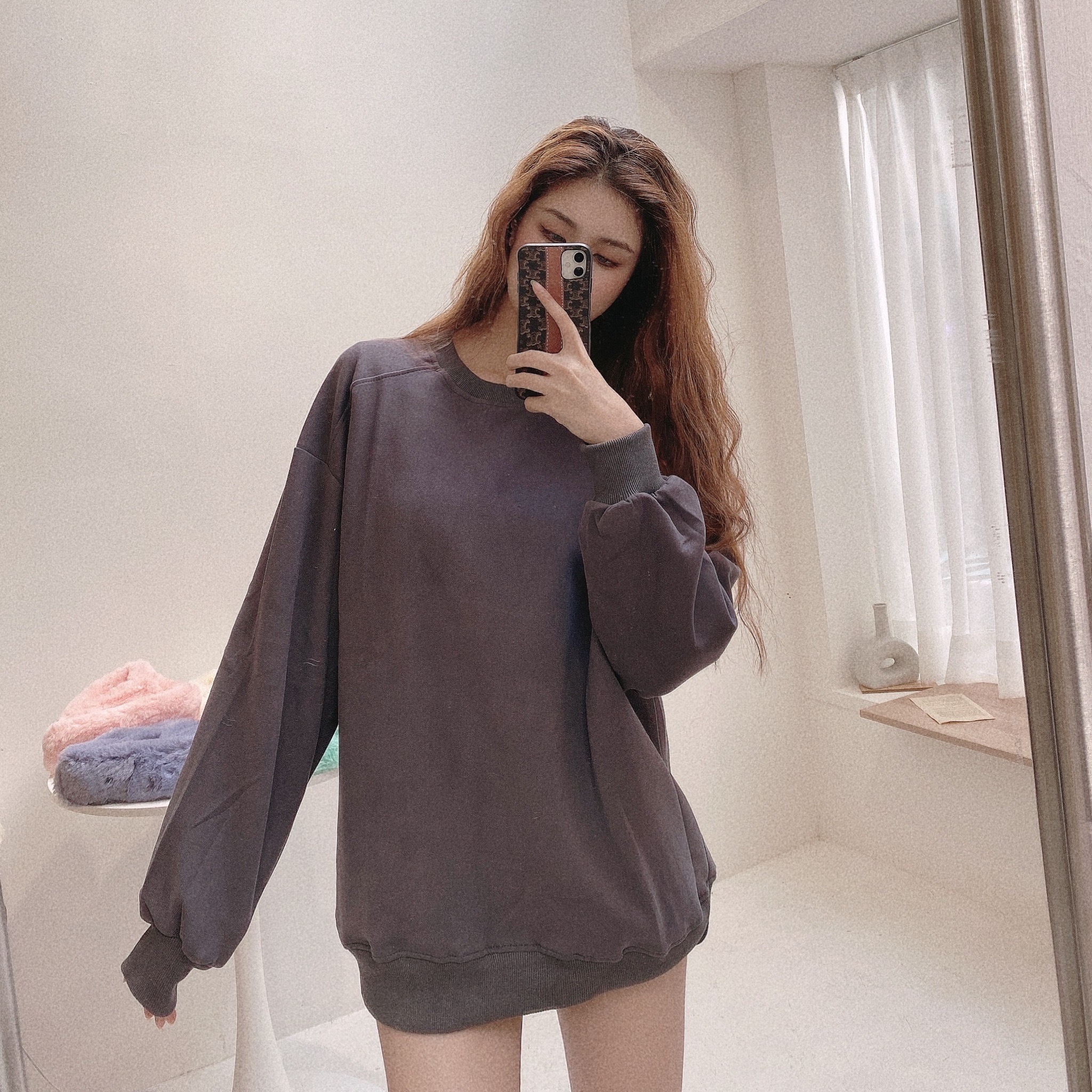 時髦亮色大學T/四色