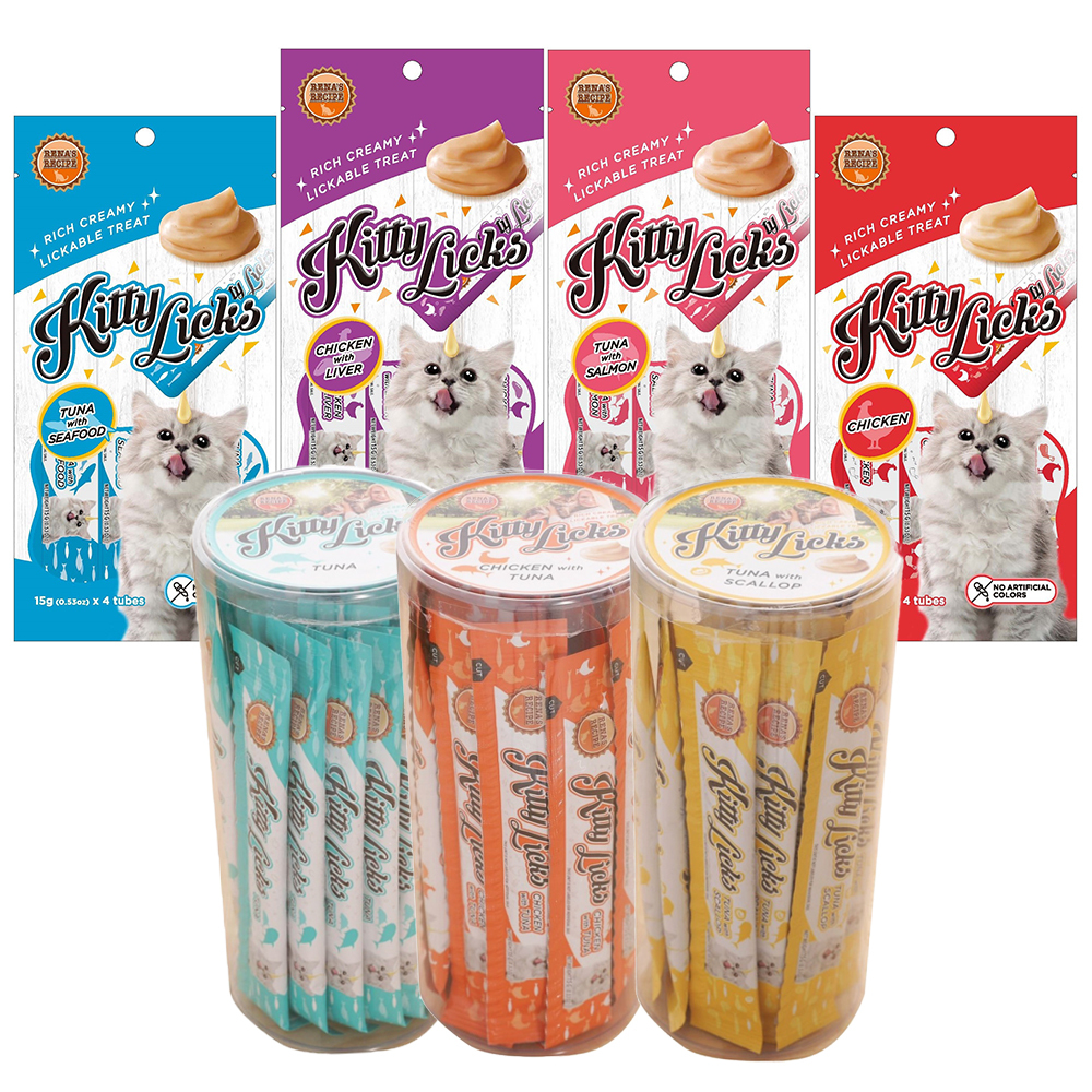 KITTY LICKS 甜甜貓肉泥15g 4入/包 30入/罐 貓零食