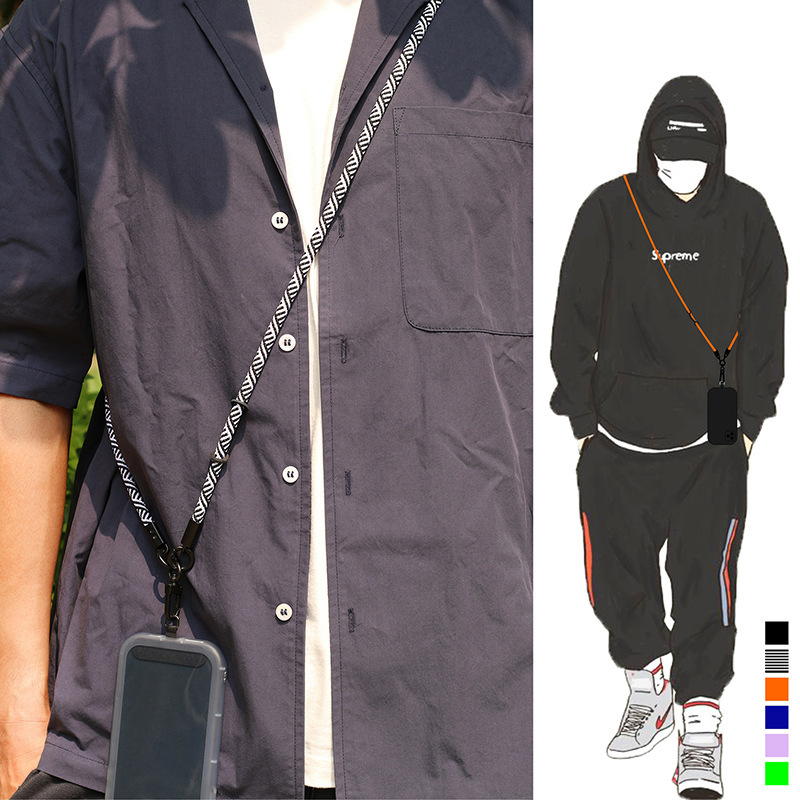 快拆掛繩套組～手機擴充夾片＋10mm尼龍掛繩肩背帶