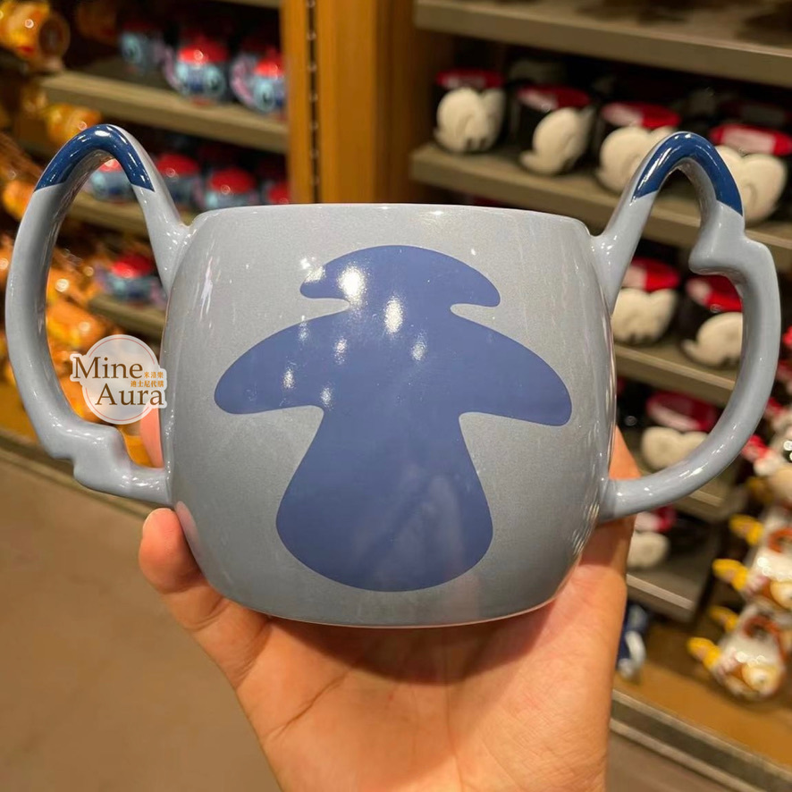 史迪奇 Stitch 圖案 雙耳造型 馬克杯 水杯 星際寶貝 Lilo & Stitch -上海迪士尼樂園