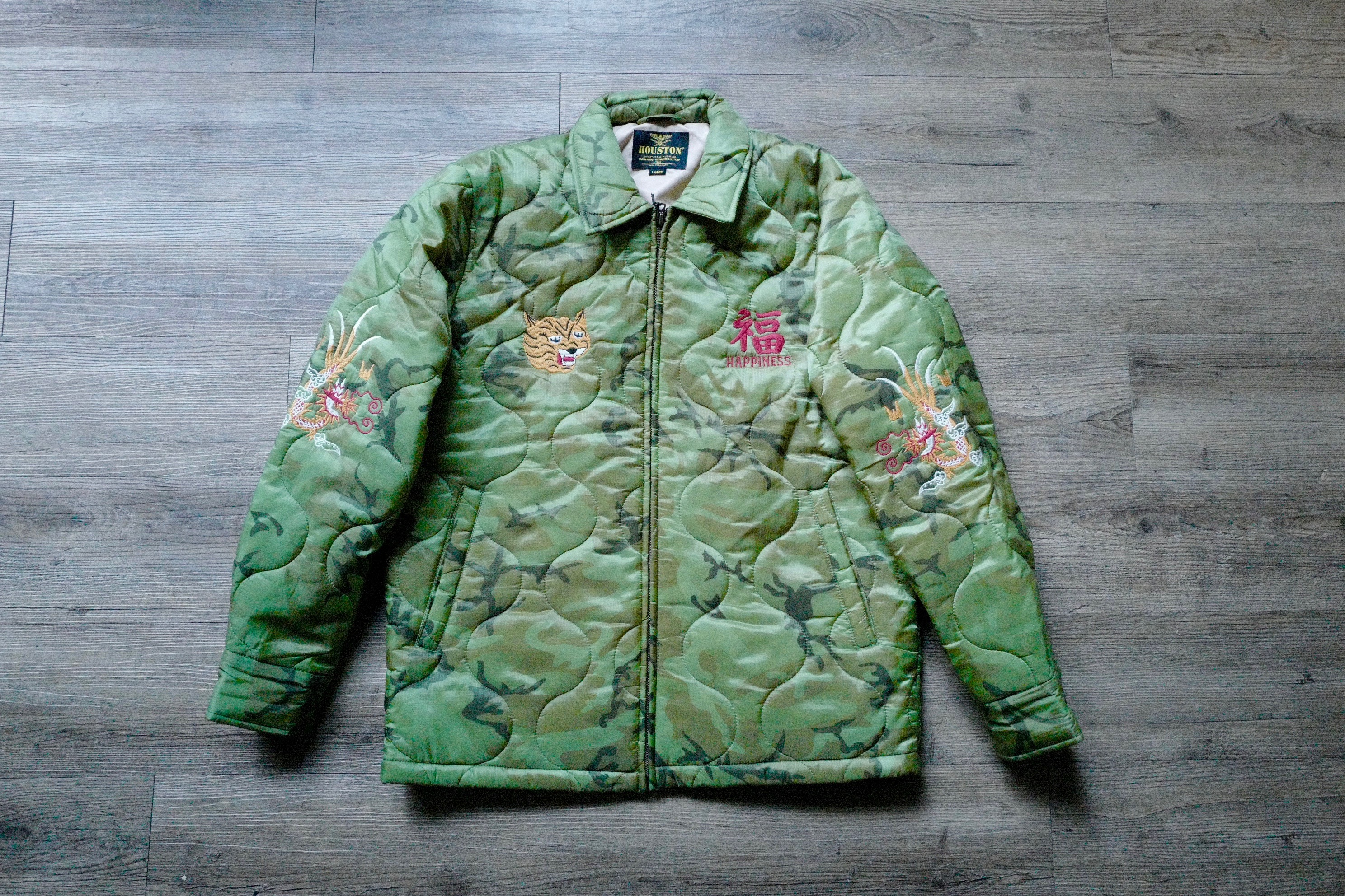 HOUSTON QUILTING VIETNAM JACKET(TIGER)