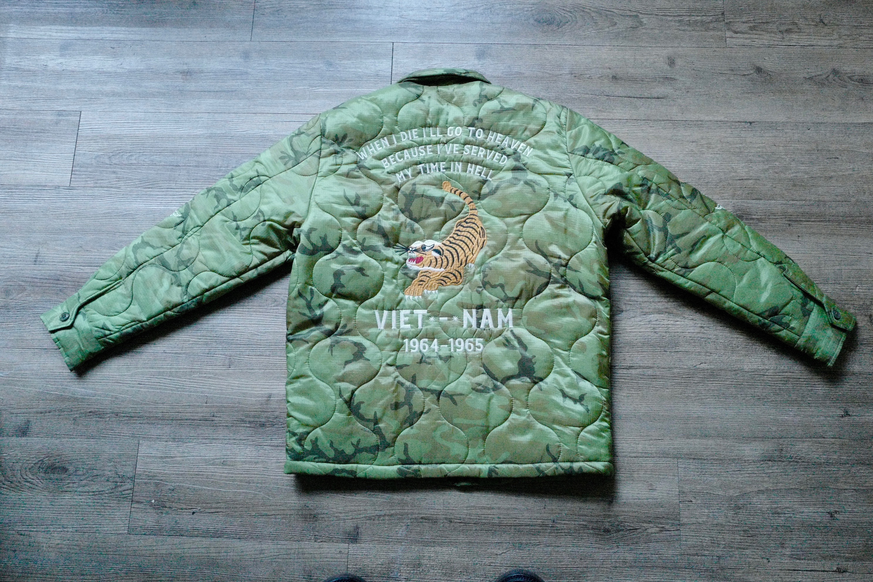 HOUSTON QUILTING VIETNAM JACKET(TIGER)